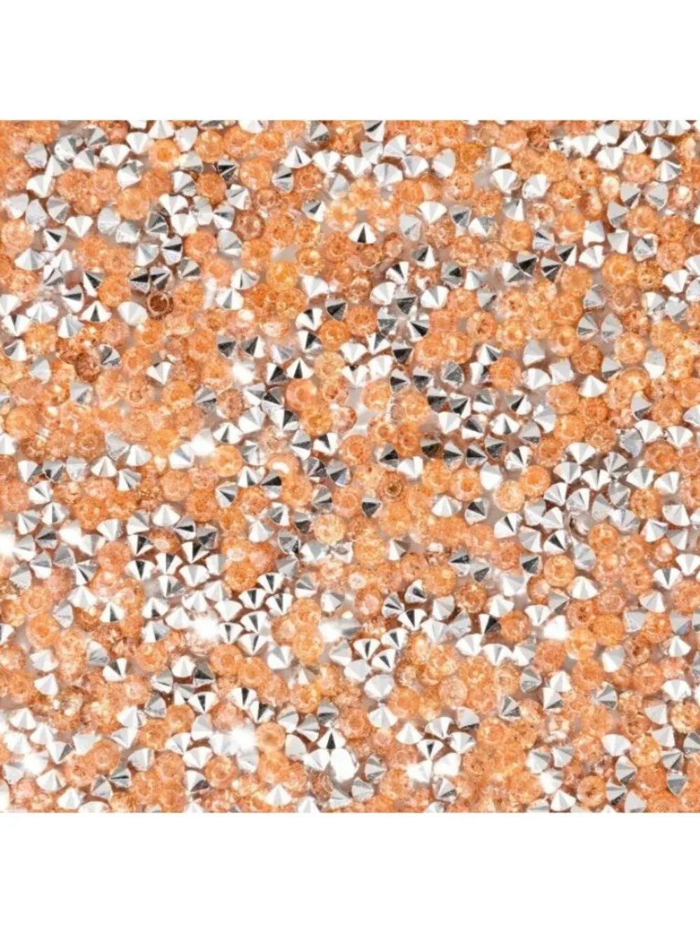 Sparkles Home Champagne Luminous Resin Rhinestones 15in Single Round Placemat